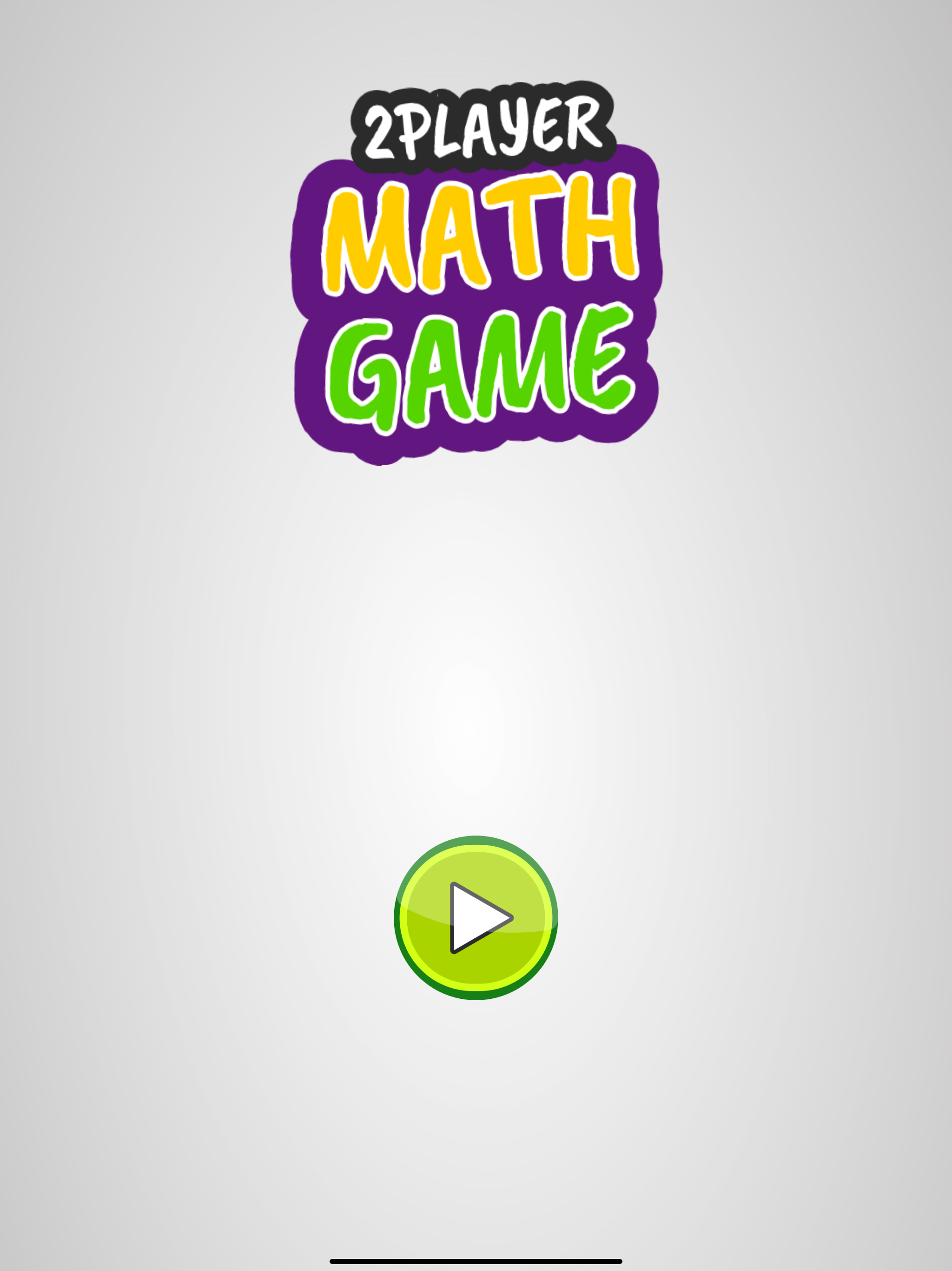 Math Game: 2 Player