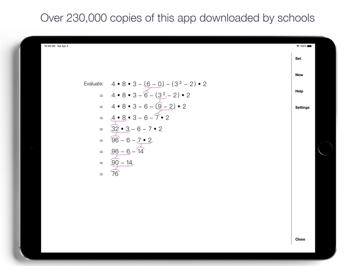 Visual Order of Operations
