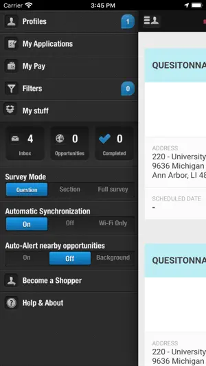 4Shoppers Mystery Shopper screenshot 1