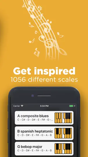 Capture d'écran de Key Finder - Musical Scales sur iPhone 3