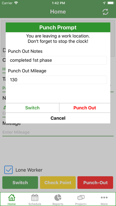 Screenshot #3 pour Timesheet Mobile™