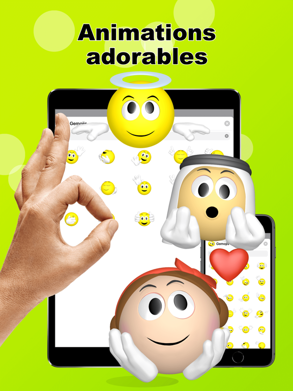 Screenshot #5 pour Smileys et gestes > Gemojis