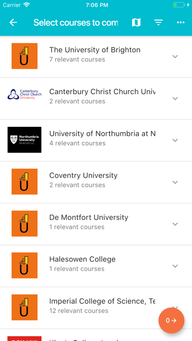 Screenshot #1 pour University Finder