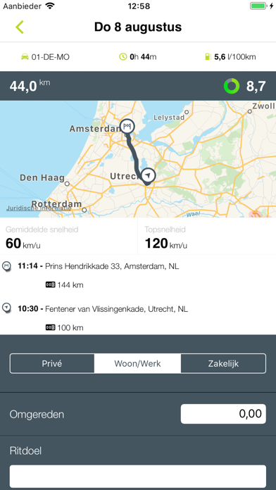 Screenshot #3 pour WEBFLEET MyCar