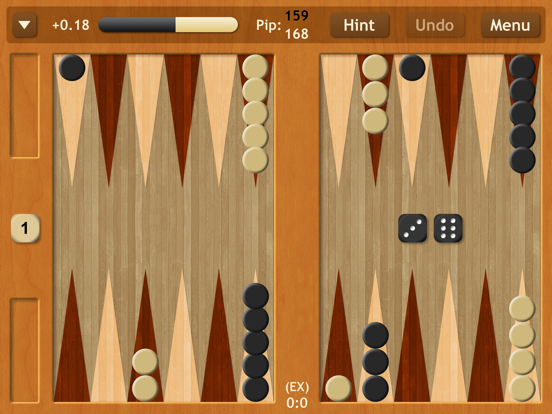 Backgammon NJ HD iPad app afbeelding 1