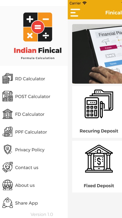 Indian Financial Formula Cal