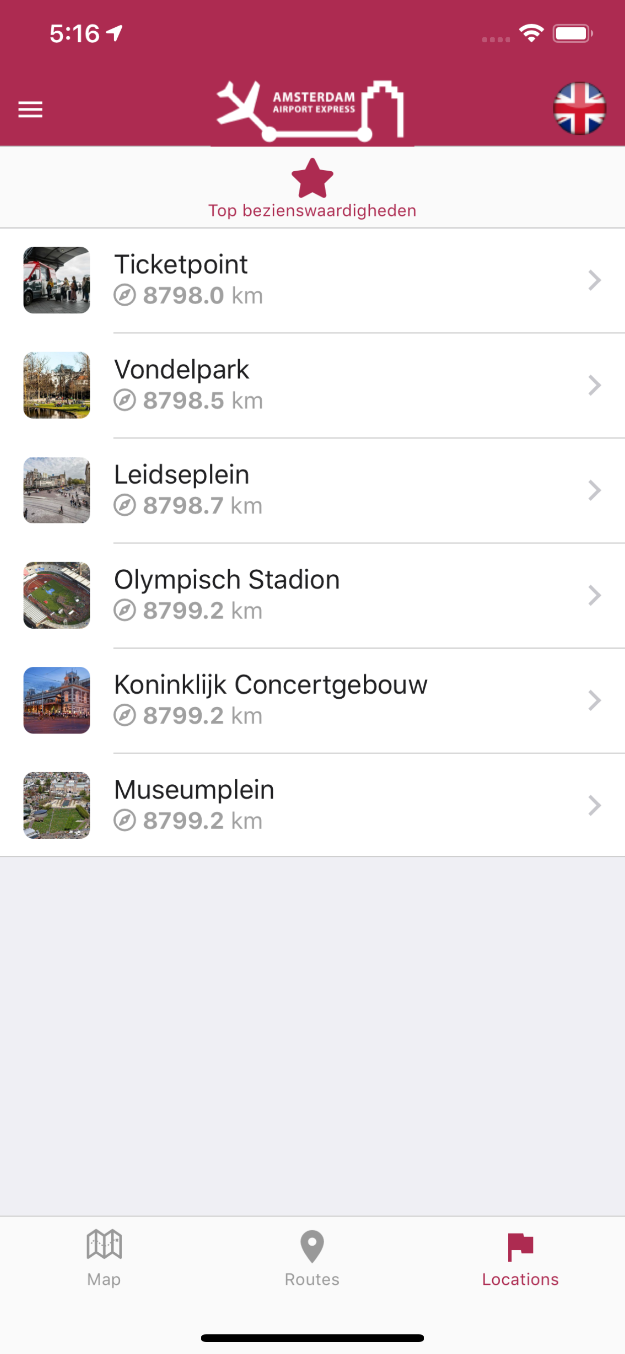 Amsterdam Airport Express screenshot 3