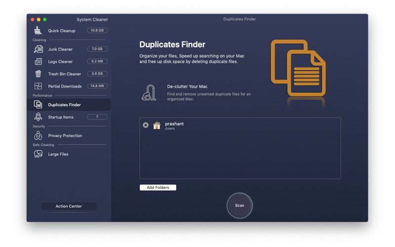 App screenshot