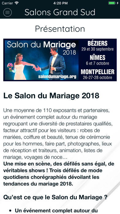 Salons du Mariage France screenshot 2