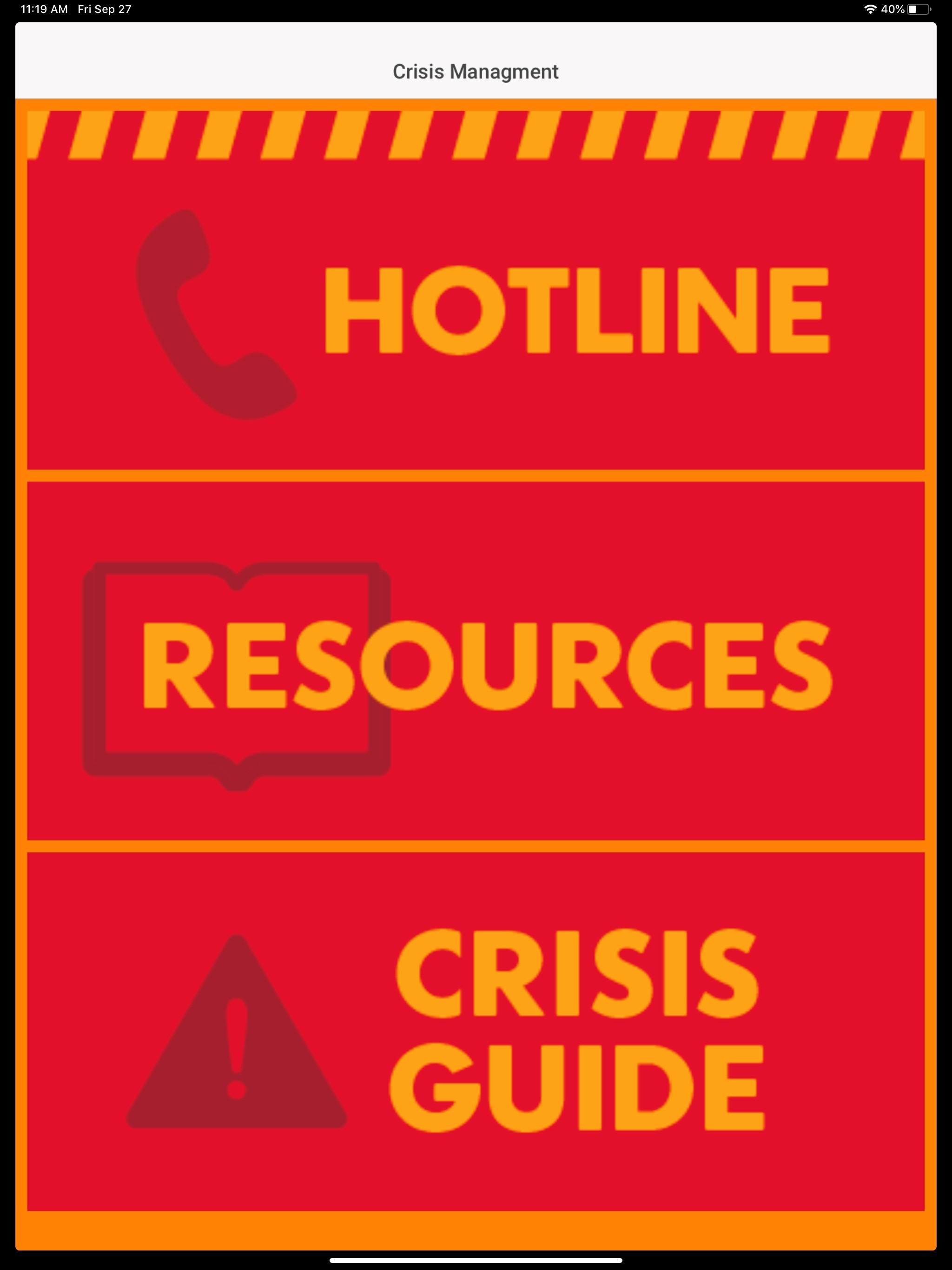 Zaxby's Crisis Management screenshot 6