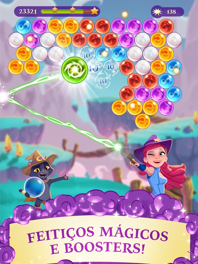 Bubble Witch 3 Saga é um novo jogo dos mesmos criadores de 'Candy Crush Saga'  