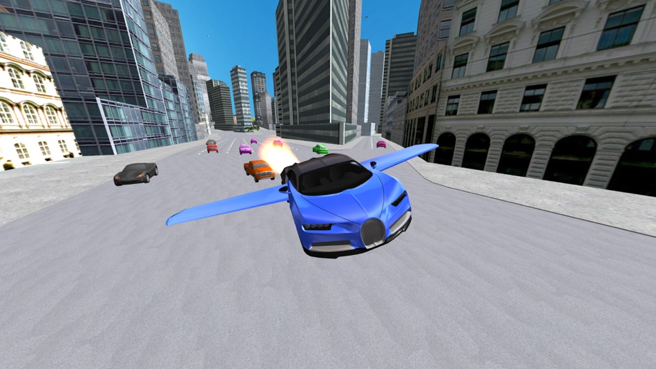 #3. Flying Car Racing Simulator (iOS) 由: freeonlinegames.com