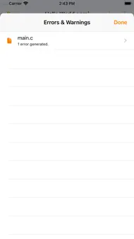 SeeLess - C Compiler iphone bilder 3