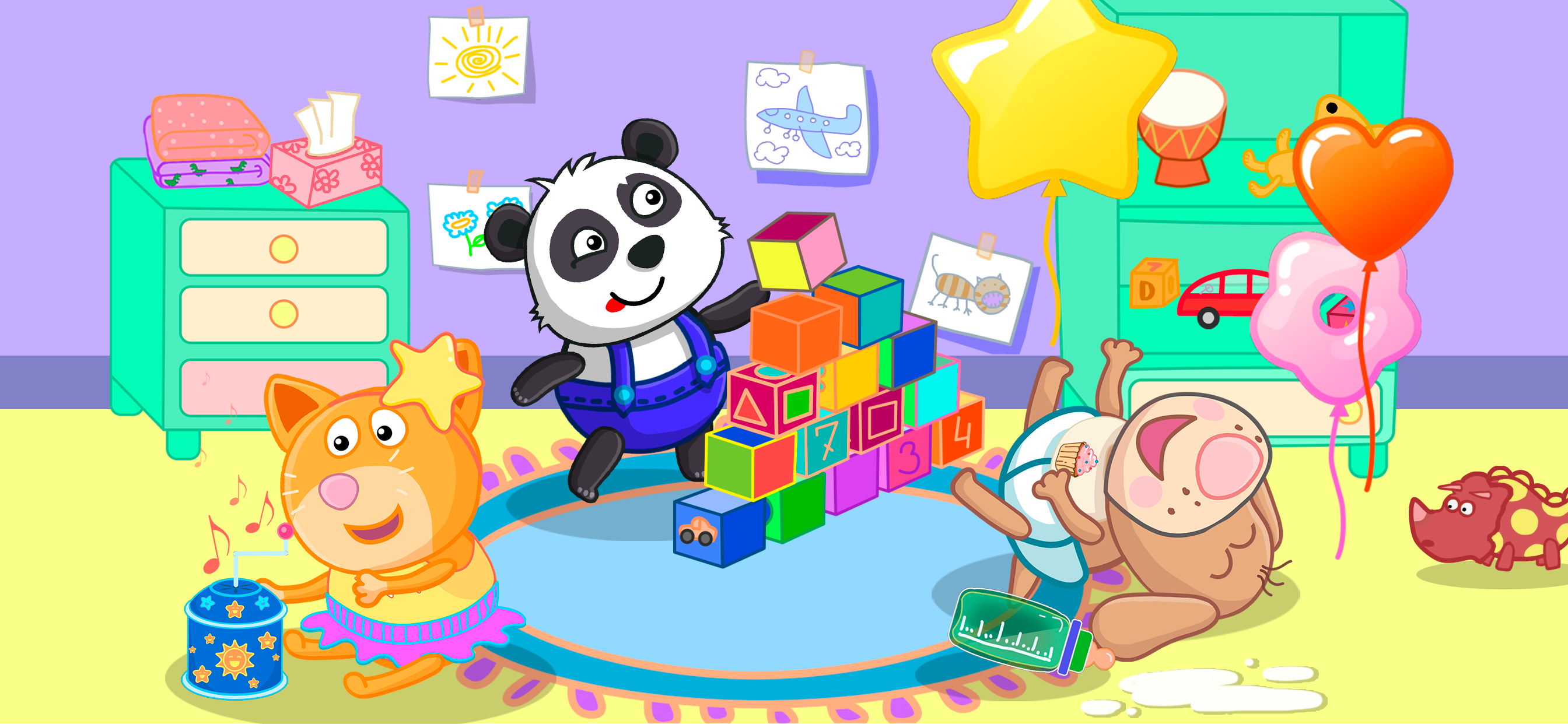 Hippo pet care game simulator