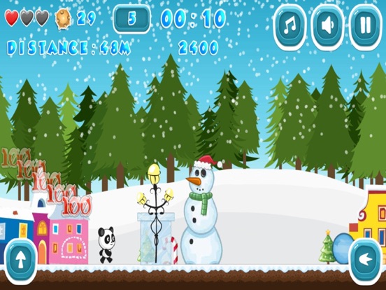 Screenshot #5 pour Panda Run Légende de Noël