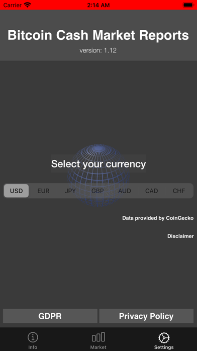 Screenshot #2 pour Bitcoin Cash Market Reports