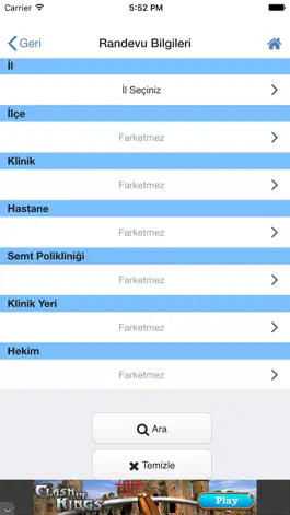Game screenshot Hastane Randevu hack