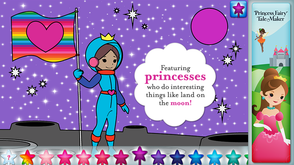 #4. Princess Fairy Tale Maker (iOS) Podle: Duck Duck Moose LLC