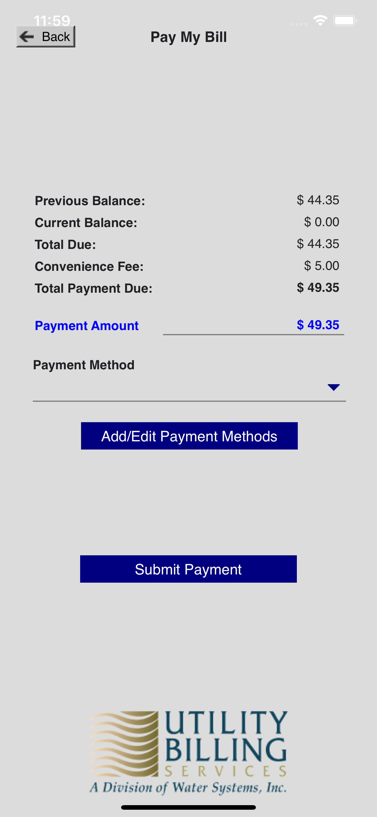 Utility Billing Services App screenshot 4