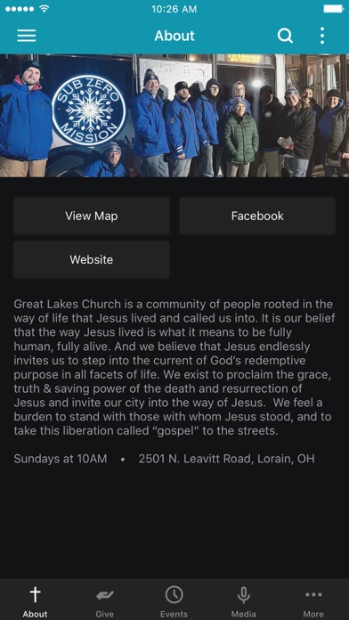 Great Lakes Church Screenshot