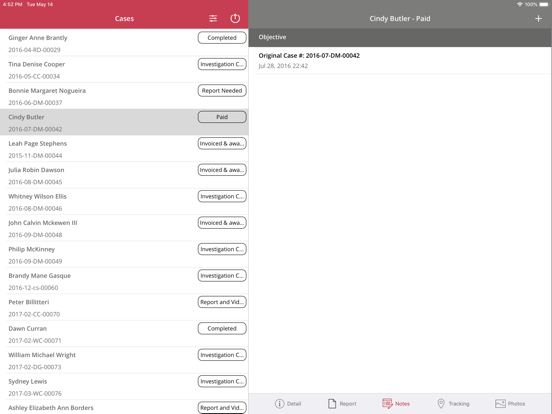 CROSStrax GPS Tracking iPad screenshot 5 - Business app