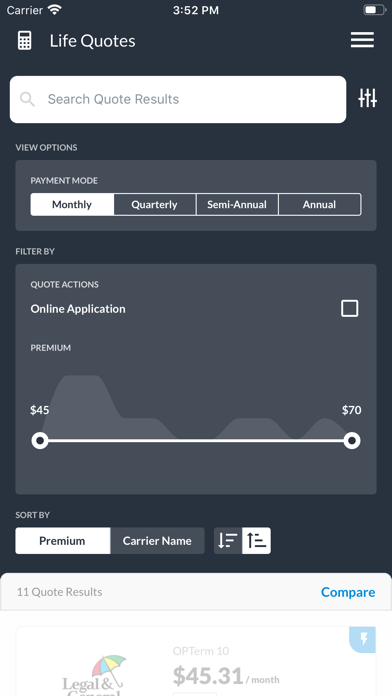Pinney Insurance Life Quotes Screenshot