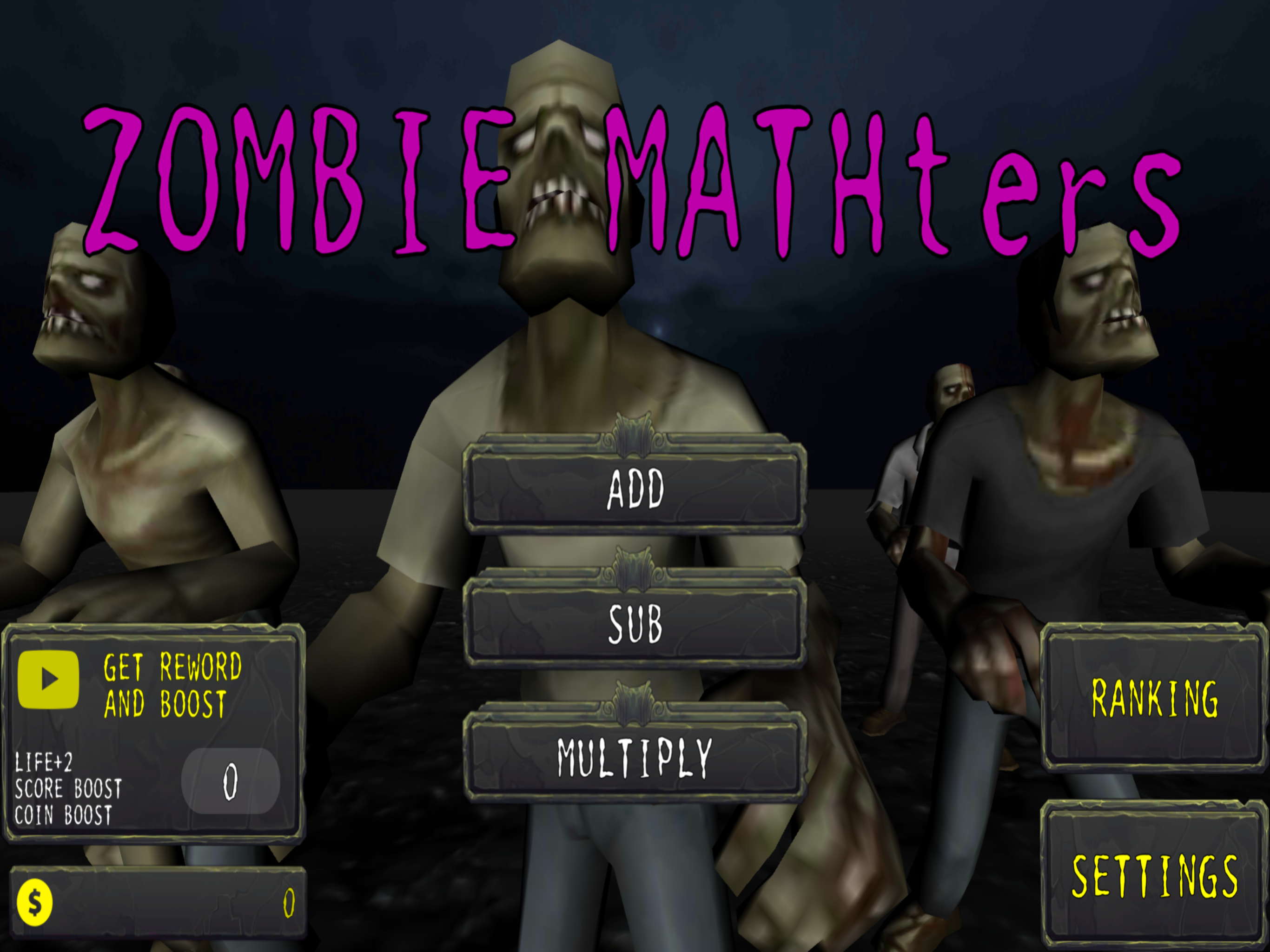 ZOMBIE MATHters screenshot 5