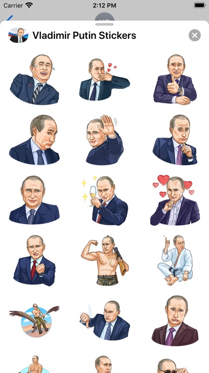 Vladimir Putin Stickers