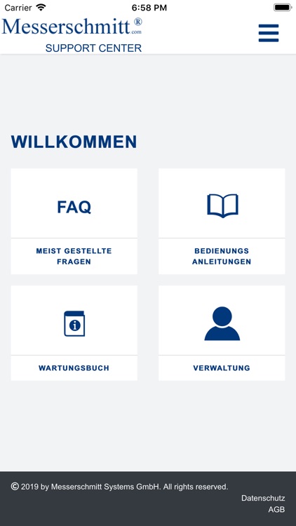 Messerschmitt Support Center