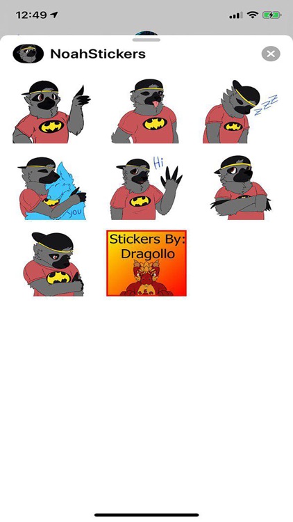 Noah the Sloth Stickers