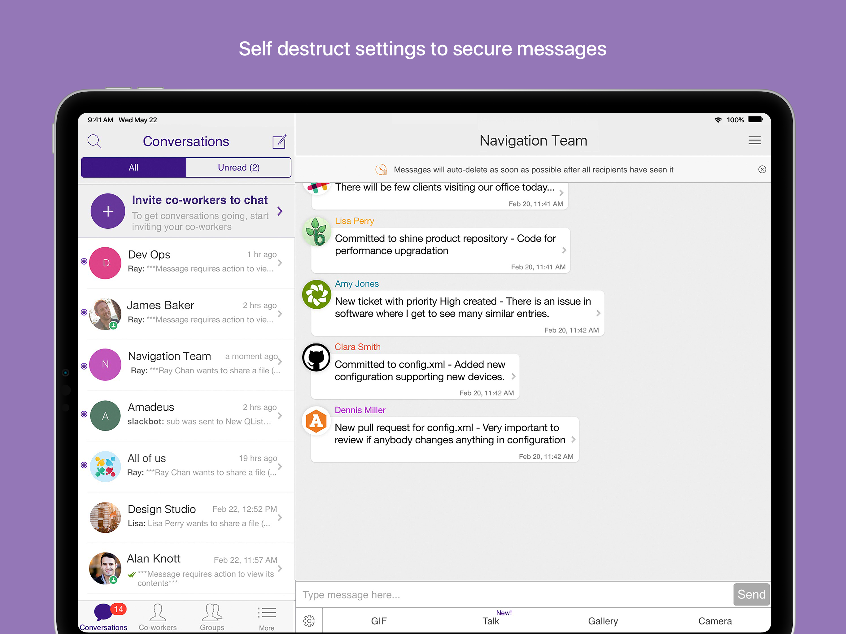 Office Chat, Work Messaging