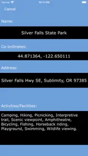 oregon state parks & areas iphone screenshot 2