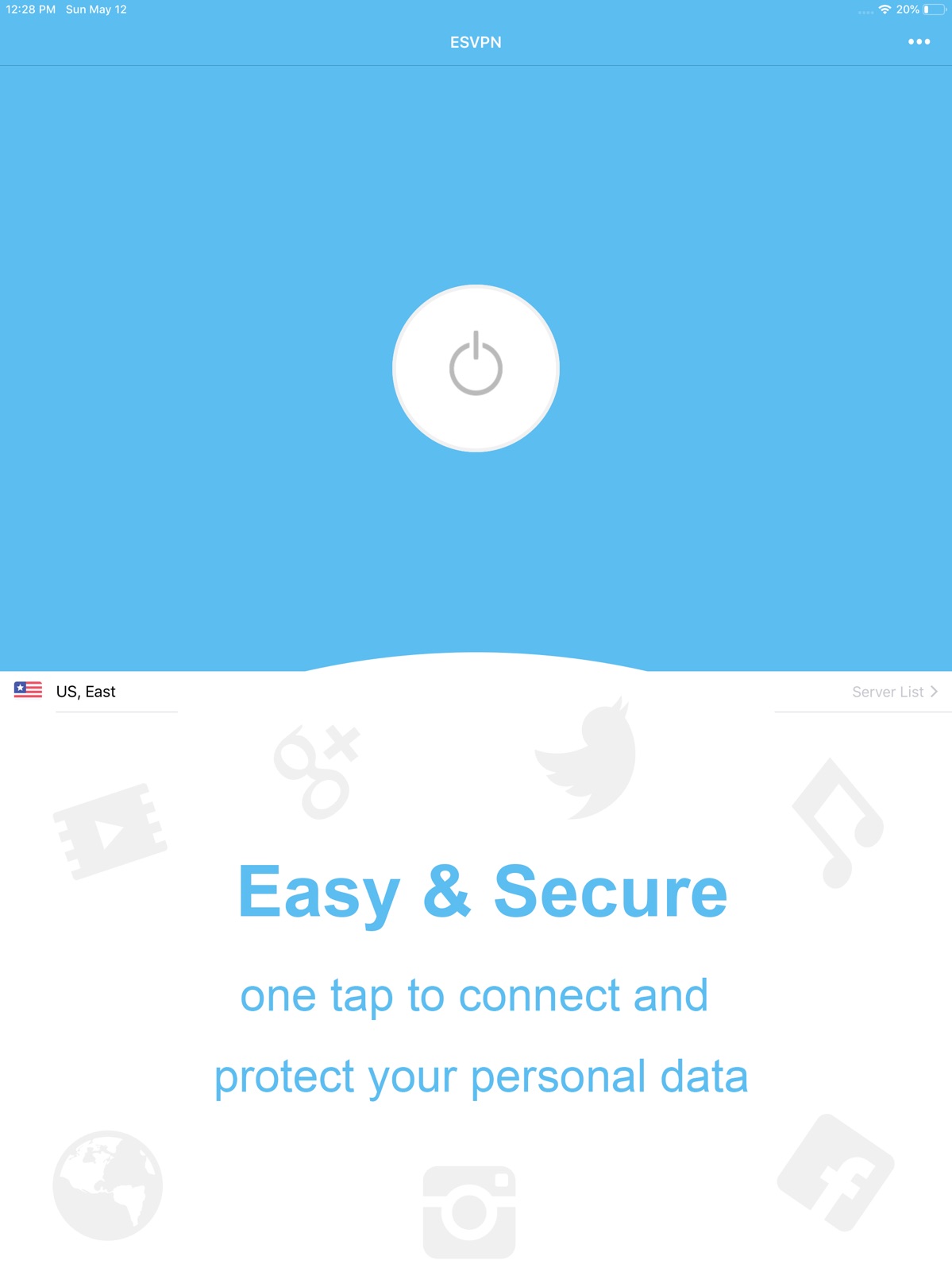 VPN Proxy -Unlimited Super VPN ipad screenshot 1