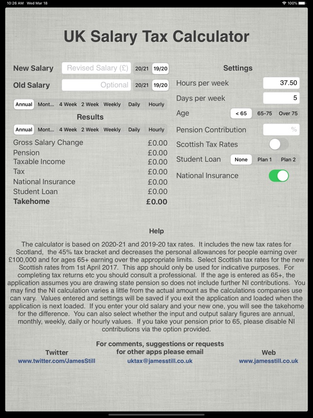 UK Salary Calculator 2023-2024 on the App Store