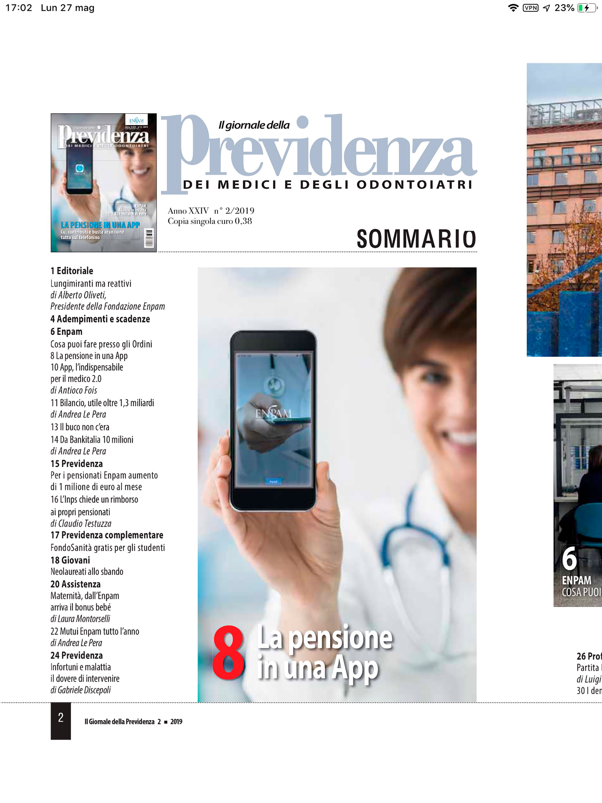 Giornale Enpam screenshot 3