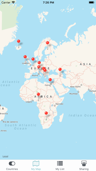 Screenshot #3 pour Travel Tracker - Where Next?