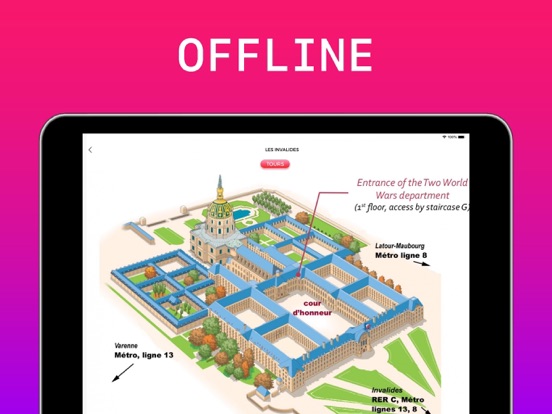Paris Museums Visitor Guide iPad screenshot 4 - Education app