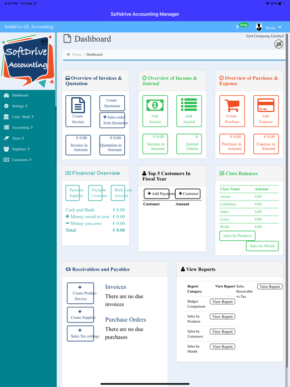 Screenshot #5 pour Softdrive Accounting Manager