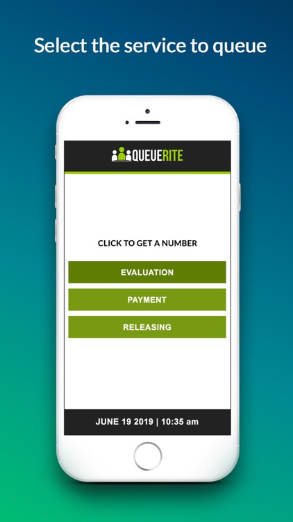QueueRite Ticket Kiosk
