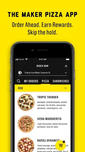 Maker Pizza Ordering screenshot 1