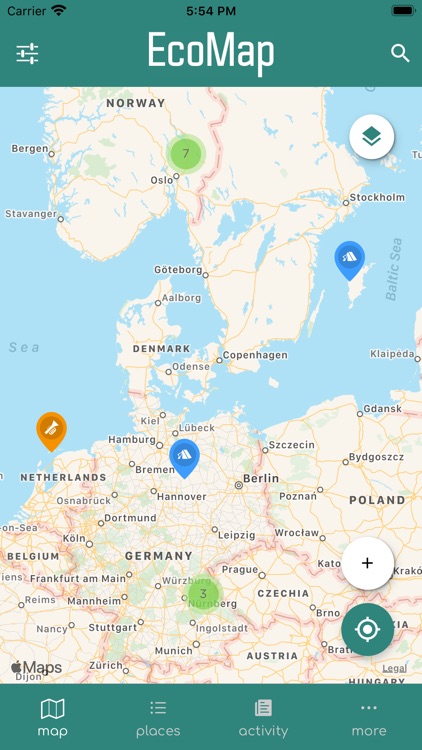 EcoMap - Global Eco Network