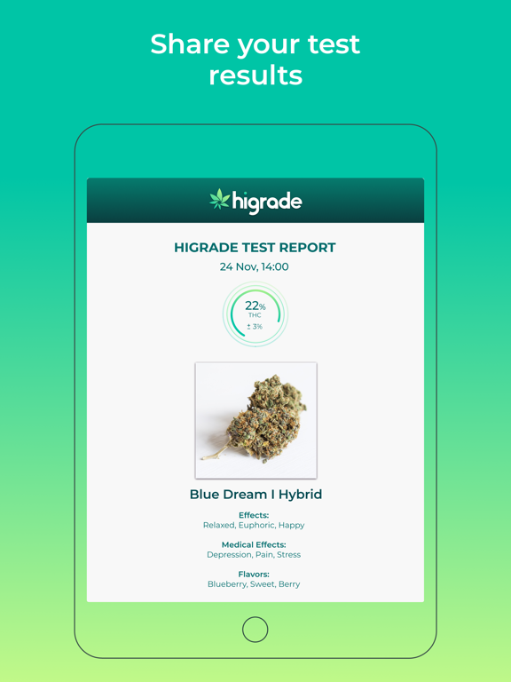 HiGrade: Cannabis Testing iPad screenshot 6 - Medical app