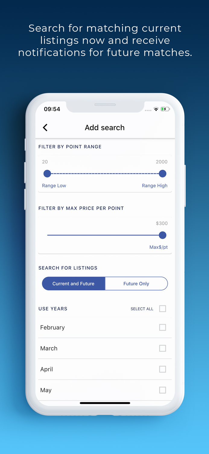 DVC Resale Market Search App
