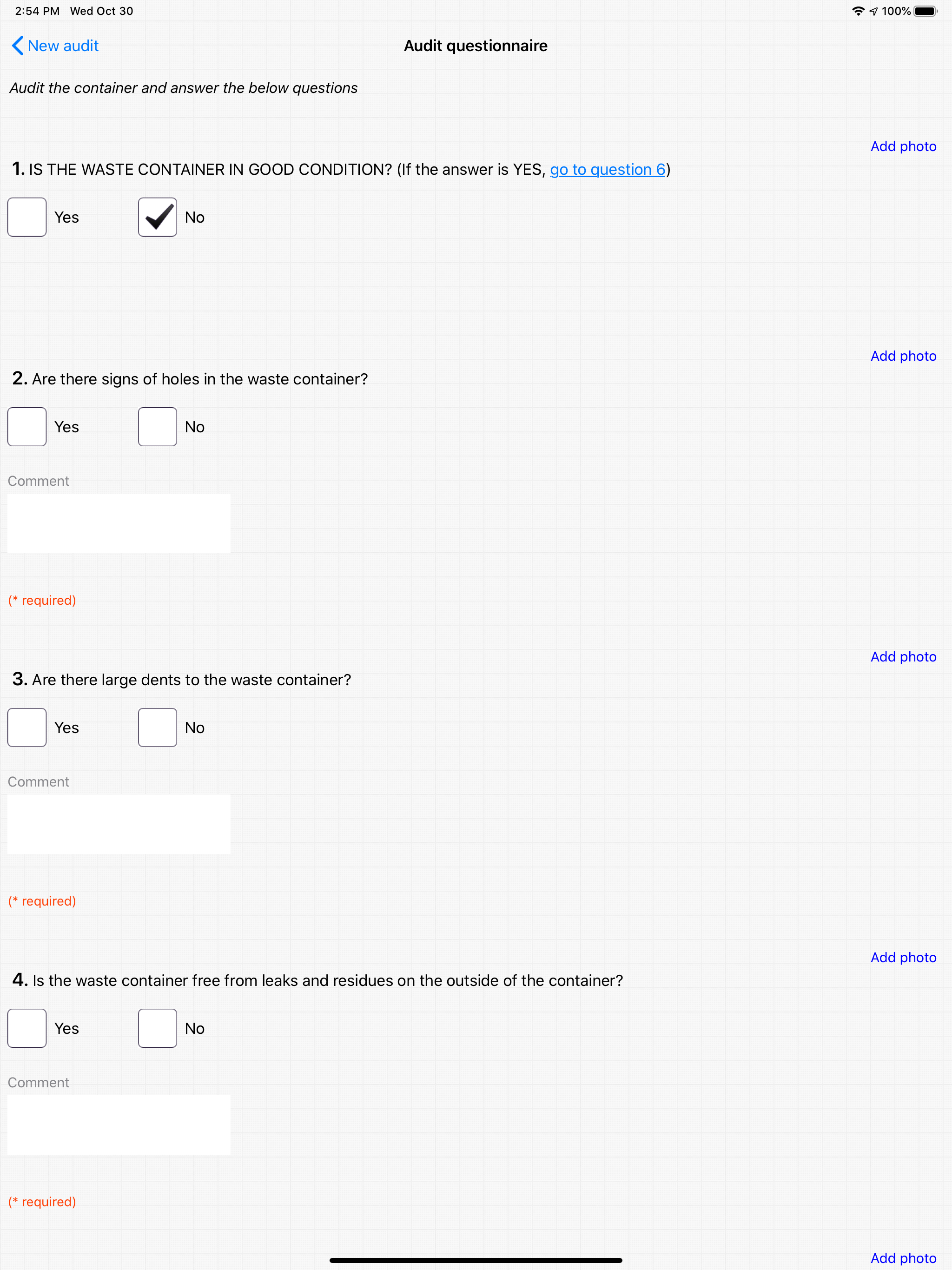EMS.Audit screenshot 6