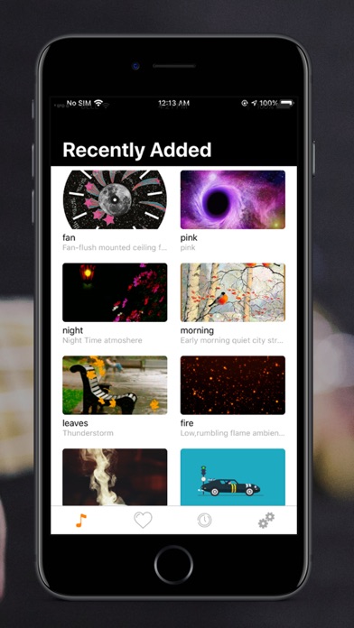 White-Noise iPhone screenshot 5 - Music app