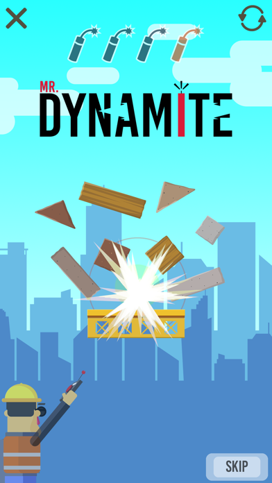 Mr. Dynamite: Tear down blocks Screenshot