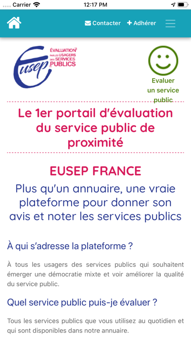 Screenshot #1 pour EUSEP FRANCE