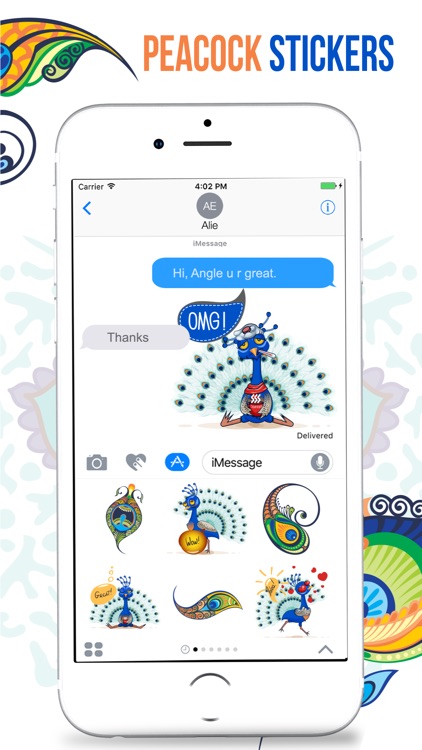 Peacock Stickers screenshot-4