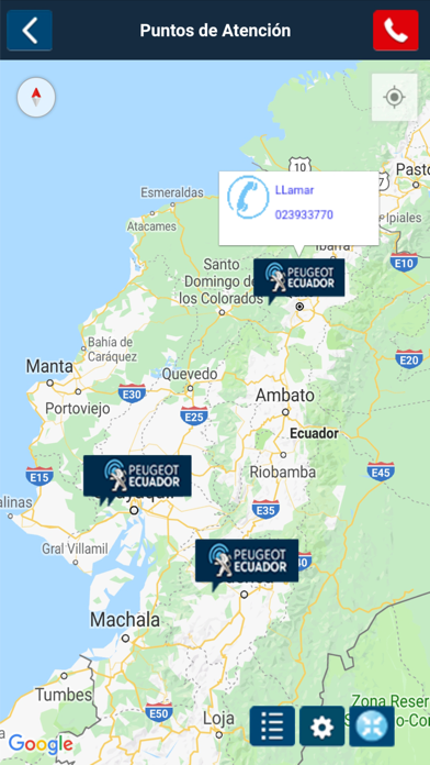 Peugeot Ecuador Screenshot