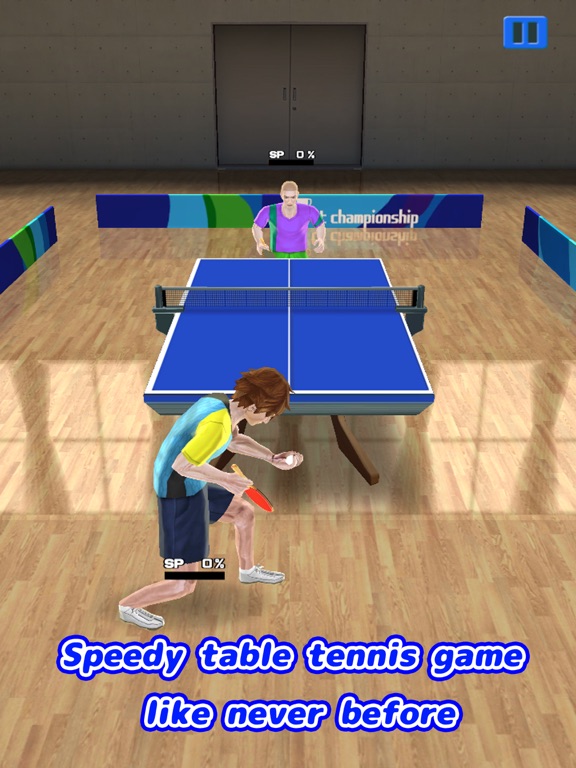 Super rally table tennis
